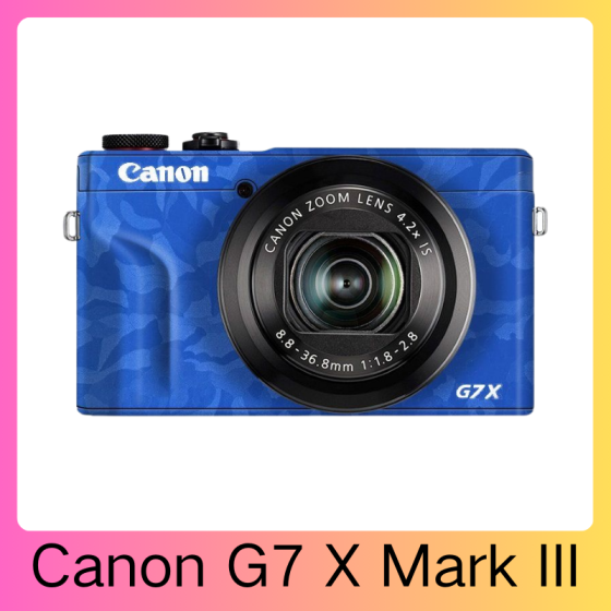 Corpo da Canon G7 X Mark III - Pele câmera, adesivo câmera - com alta resistência a arranhões, à prova d'água e com design elegante.